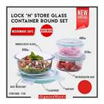 Signoraware Glass Container Borosilicate -Transparent